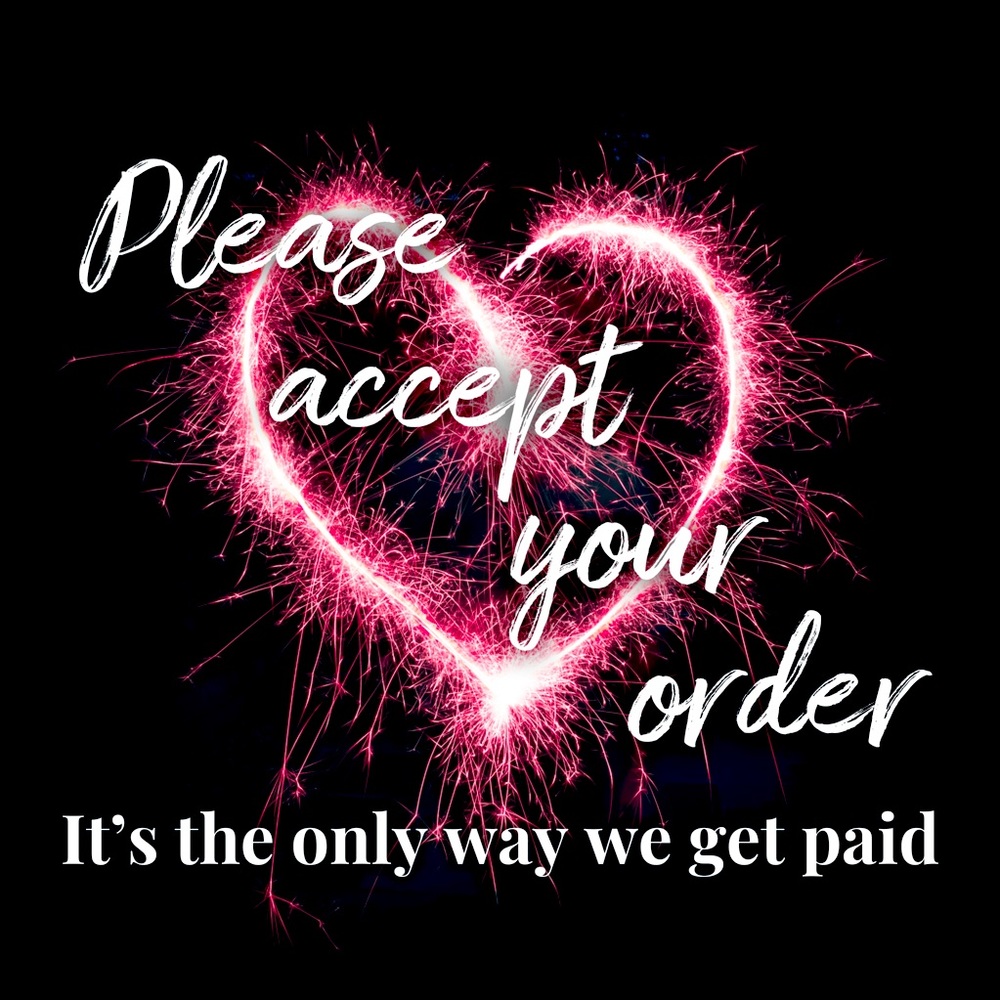 Please accept your order 🛍